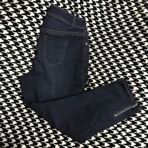 Lane Bryant zip ankle skinny jeans NWOT